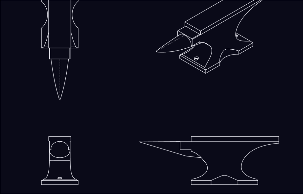 Orthographic projection views